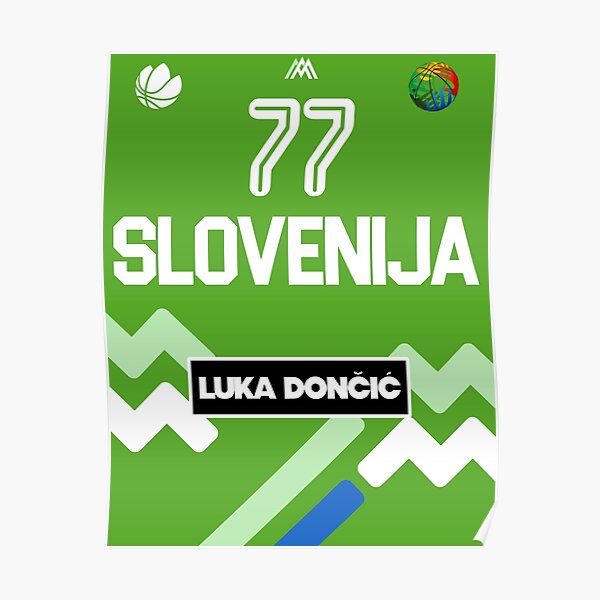 darklordpug Luka Doncic Slovenia Jersey Fan Design T-Shirt