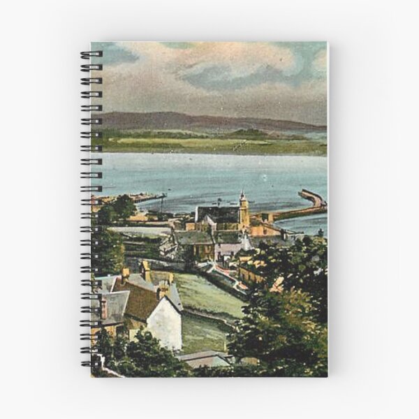 Item preview, Ilustración vintage de la vista desde Quarry Hill, Ardrishaig designed and sold by yourscotland.