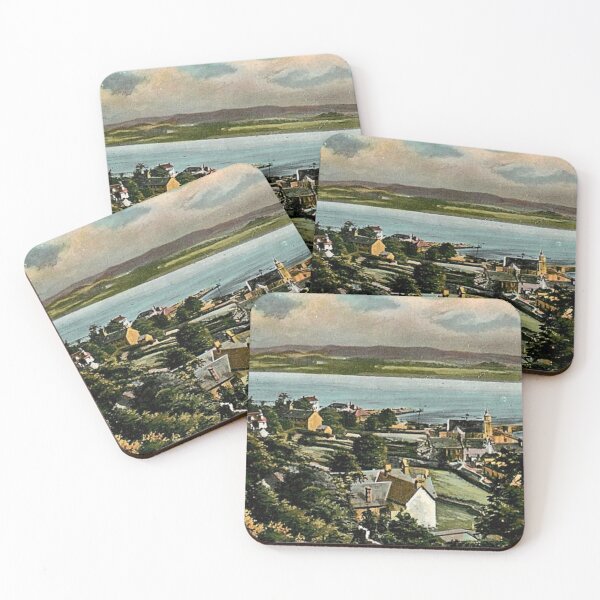 Item preview, Vintage Illustration of the view from Quarry Hill, Ardrishaig designed and sold by yourscotland.