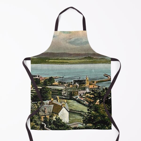 Item preview, Vintage Illustration of the view from Quarry Hill, Ardrishaig designed and sold by yourscotland.