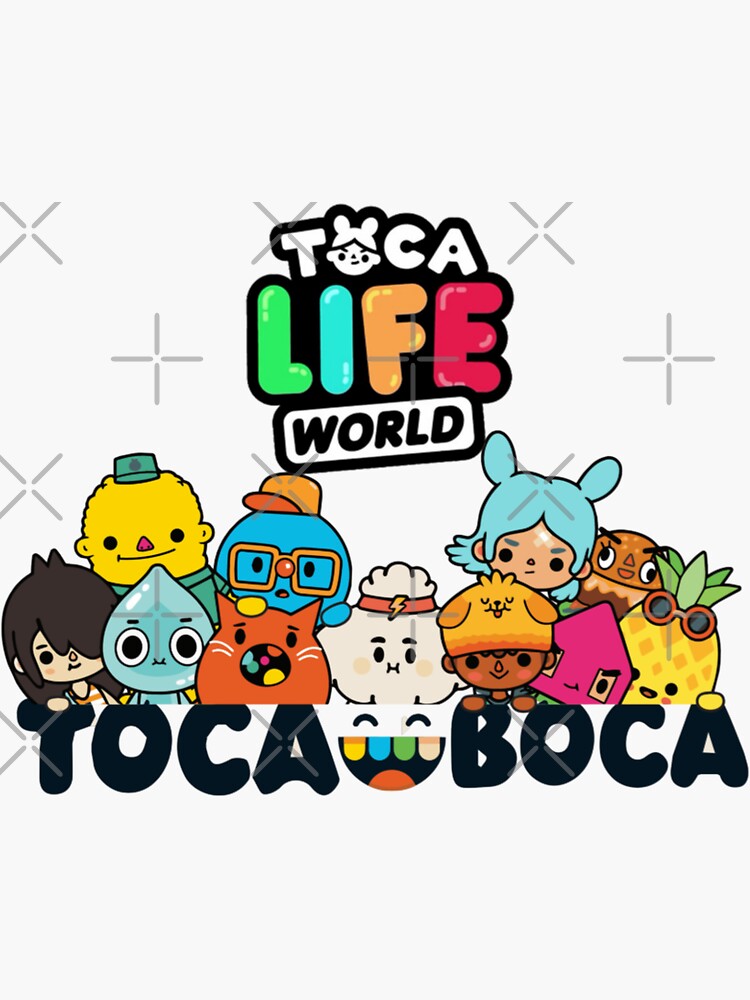 toca boca world  Sticker for Sale by MasonBibi