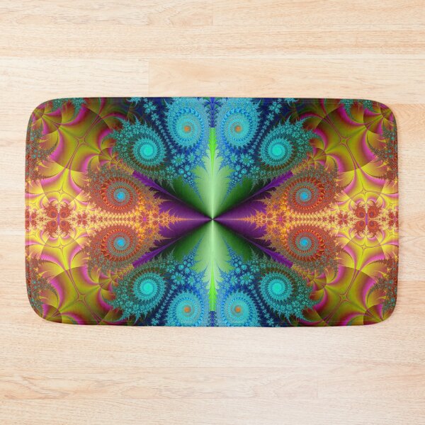 Item preview, Colorful Turquoise Fractal Background Design designed and sold by FreedomUniverse.