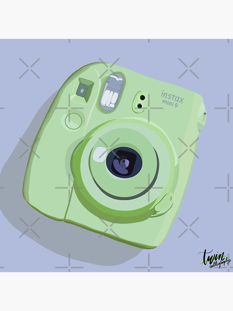 Green Instax Camera Photographic Print for Sale by Kristen Twin