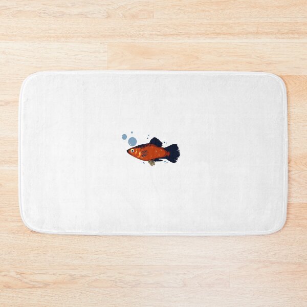 Platy Fish Bath Mat