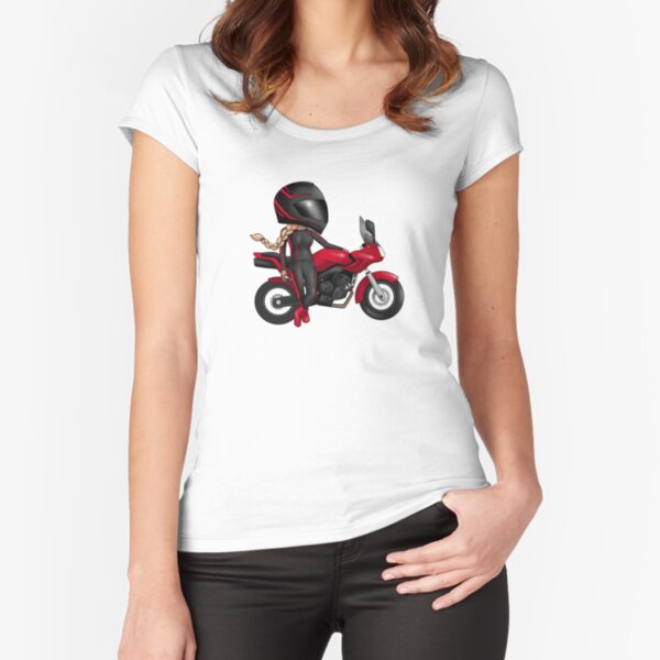 biker chick t shirt