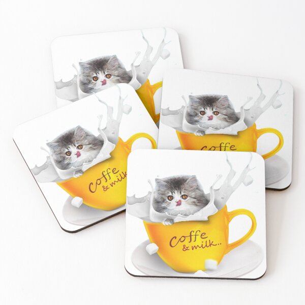 Item preview, Cute cat in milk designed and sold by TheLightArt.