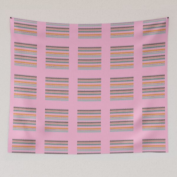 Item preview, Retro pattern with triangular patterns. designed and sold by roshanrosha.