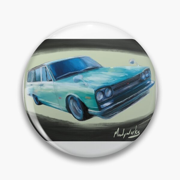 Item preview, Nissan Skyline Van / Wagon JDM Oil Painting designed and sold by Moodyworks.
