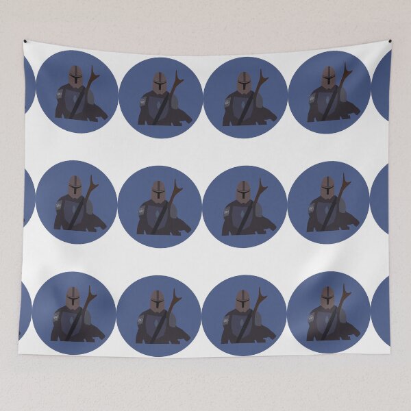 Item preview, Space Warrior- blue background designed and sold by Blake Gottlieb.