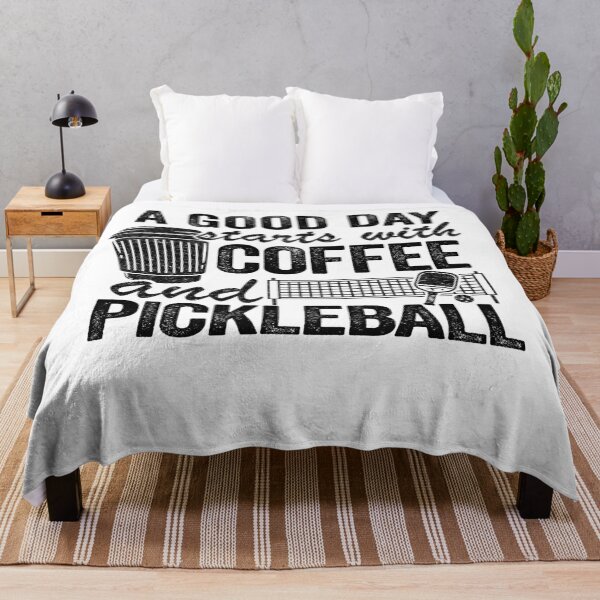 Item preview, A Good Day Starts With Coffee And Pickleball Funny Pickleball designed and sold by Stronzi.