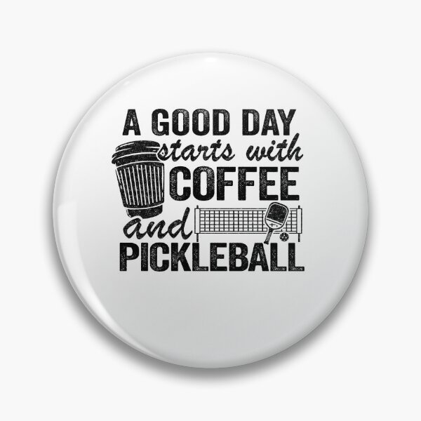 Item preview, A Good Day Starts With Coffee And Pickleball Funny Pickleball designed and sold by Stronzi.