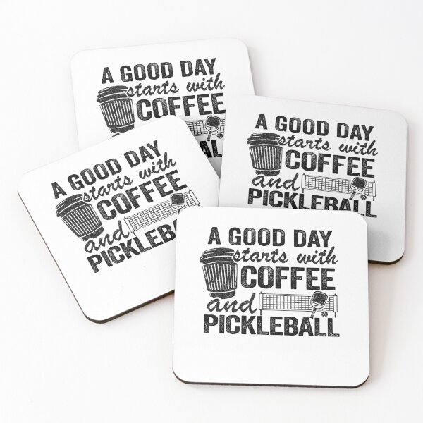 Item preview, A Good Day Starts With Coffee And Pickleball Funny Pickleball designed and sold by Stronzi.