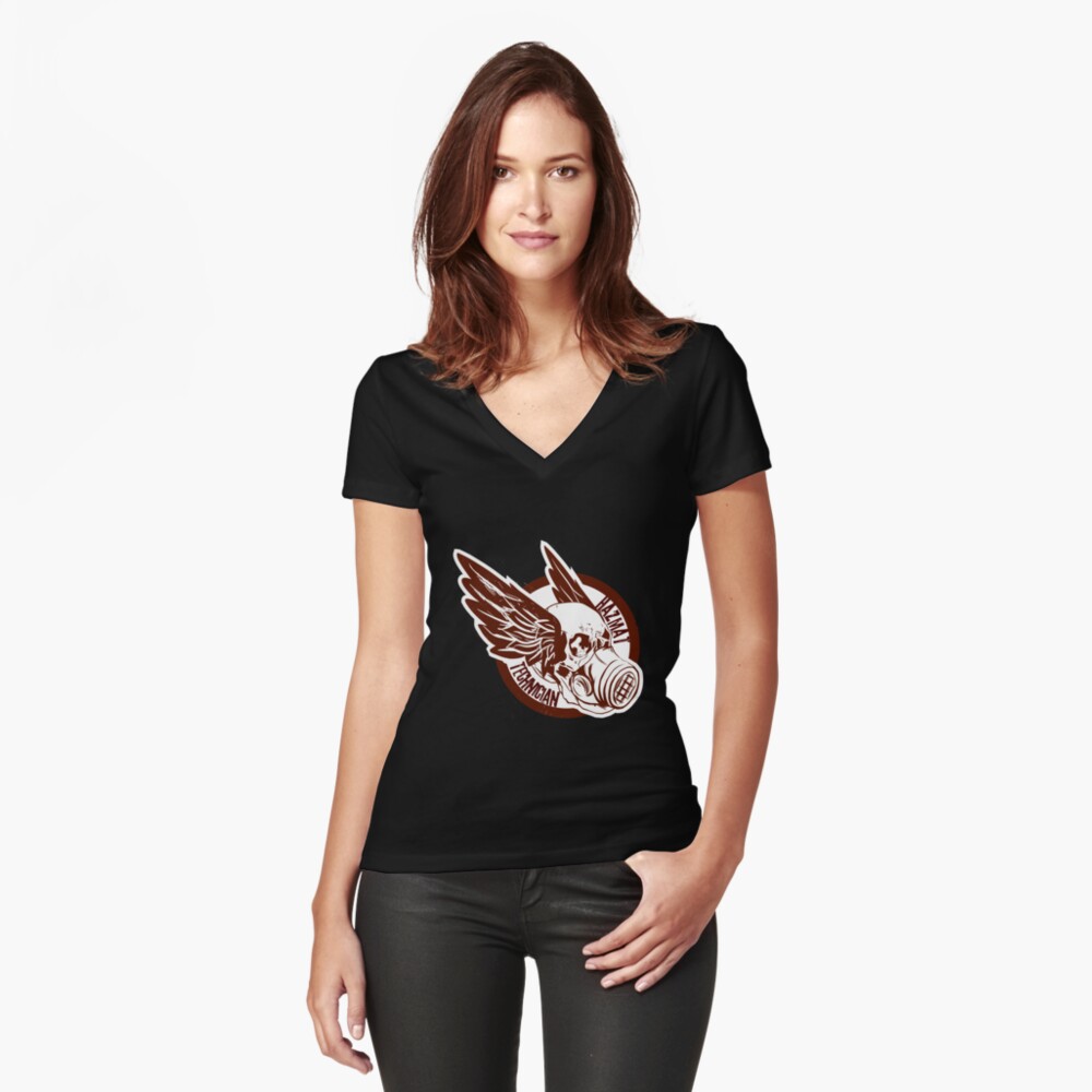 Artikel-Vorschau von Tailliertes T-Shirt mit V-Ausschnitt, designt und verkauft von Bbenn28.