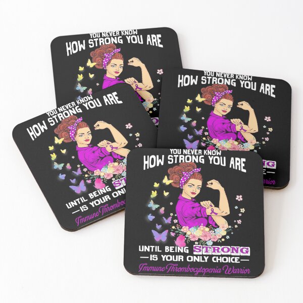 Item preview, Immune Thrombocytopenia Warrior You Never Know How Strong You Are designed and sold by largellie.