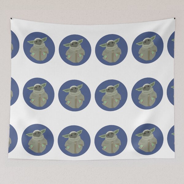 Item preview, Green Creature- blue background designed and sold by Blake Gottlieb.