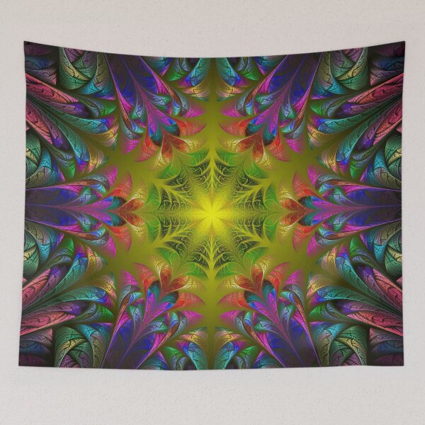 Item preview, Colorful Flowery Fractal Background Design designed and sold by FreedomUniverse.
