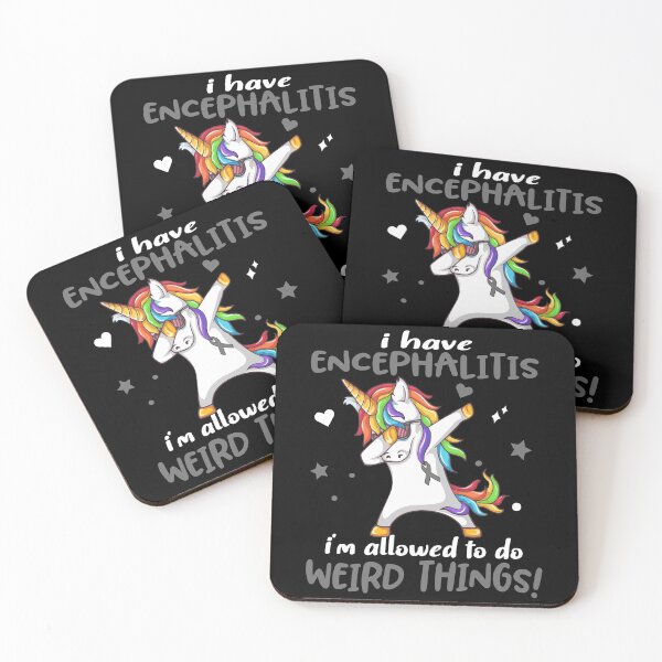 Item preview, Encephalitis Warrior I'm Allowed To Do Weird Things designed and sold by Brad-FI.