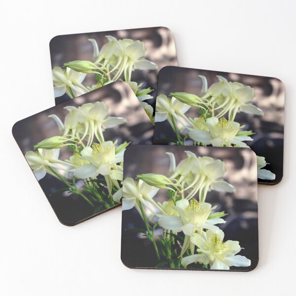 Item preview, A Column Of Creamy Columbines designed and sold by Michael May.