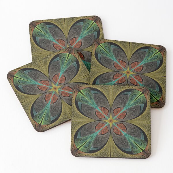 Item preview, Colorful Flower Fractal Background Design designed and sold by FreedomUniverse.