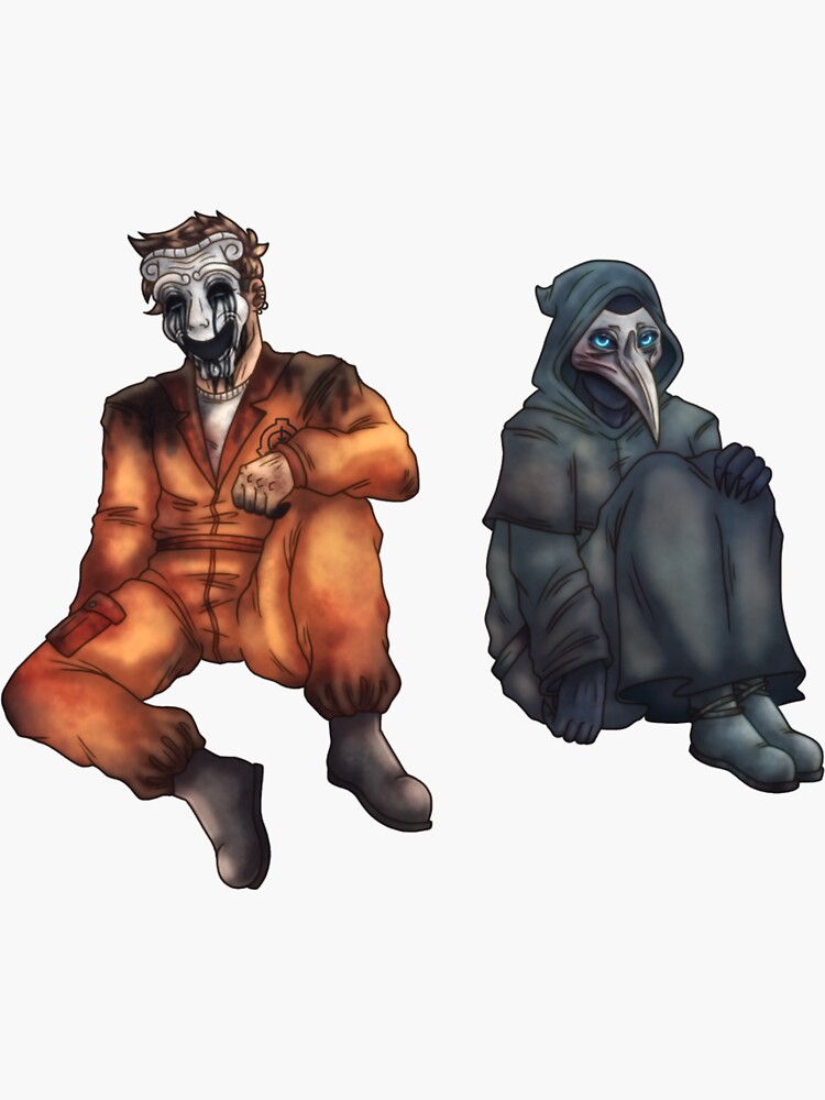 SCP 035 and 049 full body Sticker for Sale by Bon-Twister
