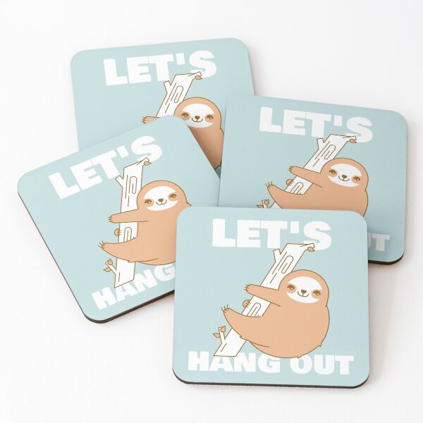 Item preview, Happy Sloth, Let's Hang Out designed and sold by Studio TANFF.