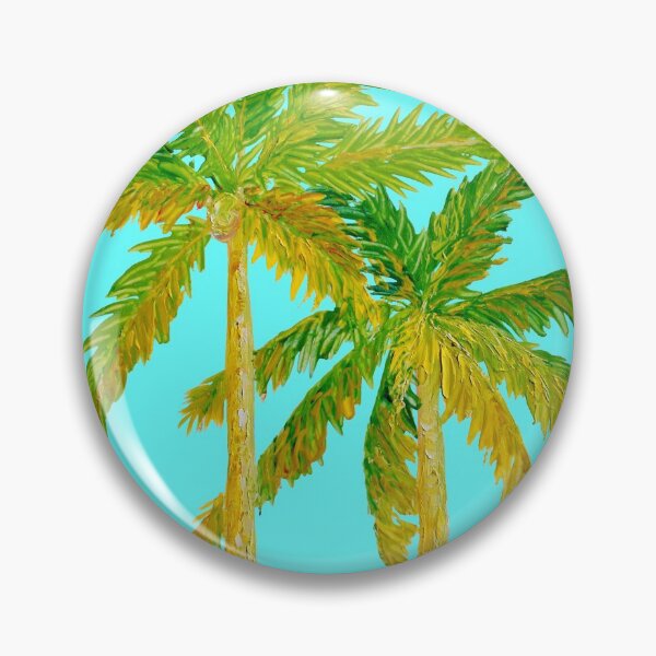 Item preview, Coconut Palm Trees and Blue Skies designed and sold by MatsonArtDesign.