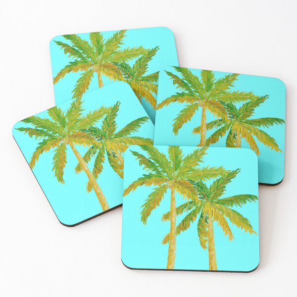 Item preview, Coconut Palm Trees and Blue Skies designed and sold by MatsonArtDesign.
