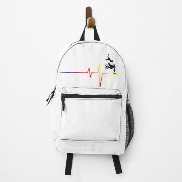 Item preview, motorcycle on colored heartbeat designed and sold by THEPURITYSTAR.