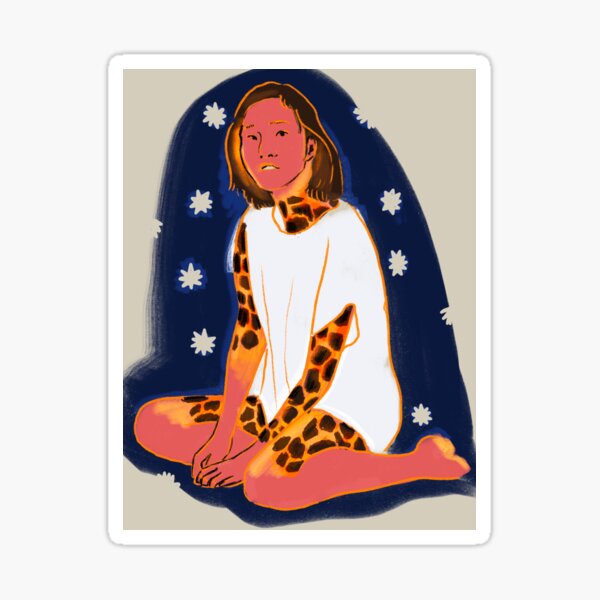 Lava Woman Sticker