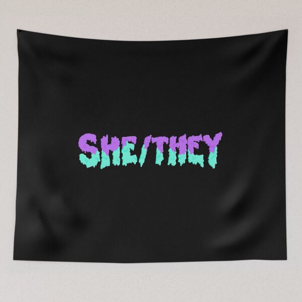 Item preview, She/They designed and sold by MoonBuckets.