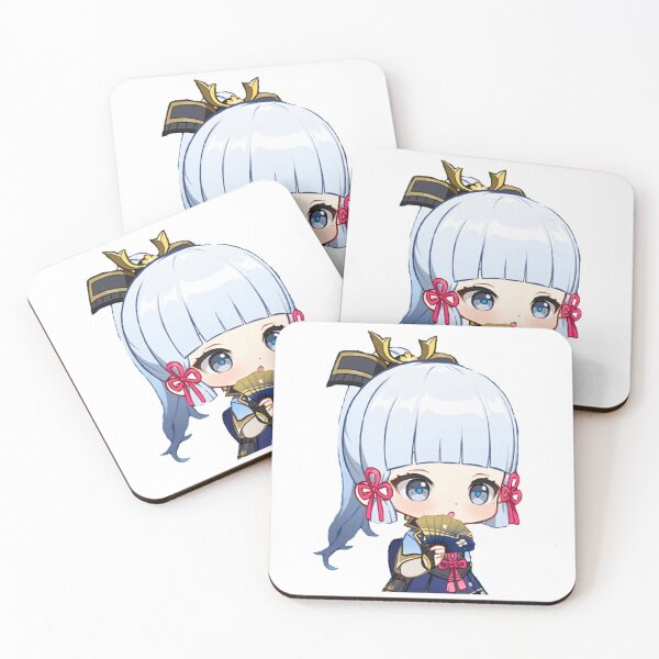 Item preview, Kamisato Ayaka Cute Chibi - Genshin Impact designed and sold by Omagatoki.