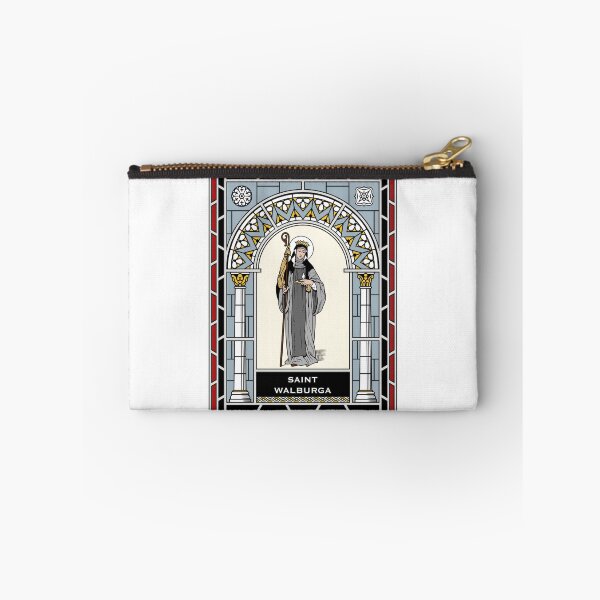 Item preview, ST WALBURGA under STAINED GLASS designed and sold by CatholicSaints.