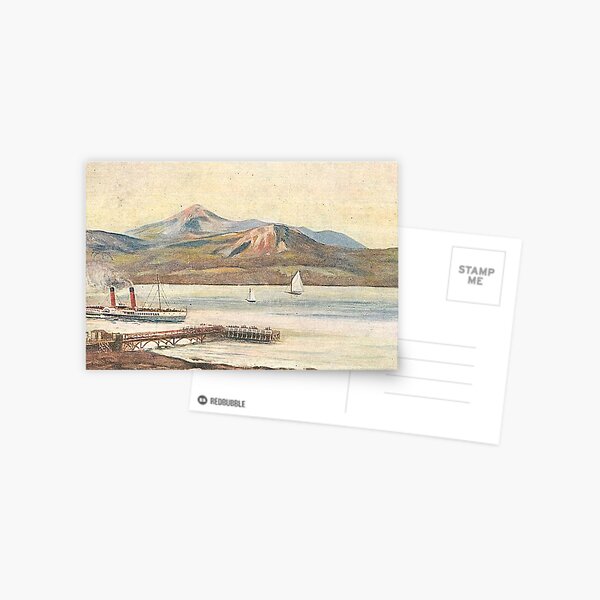Item preview, Vintage Illustration of Brodick Bay, Arran designed and sold by yourscotland.