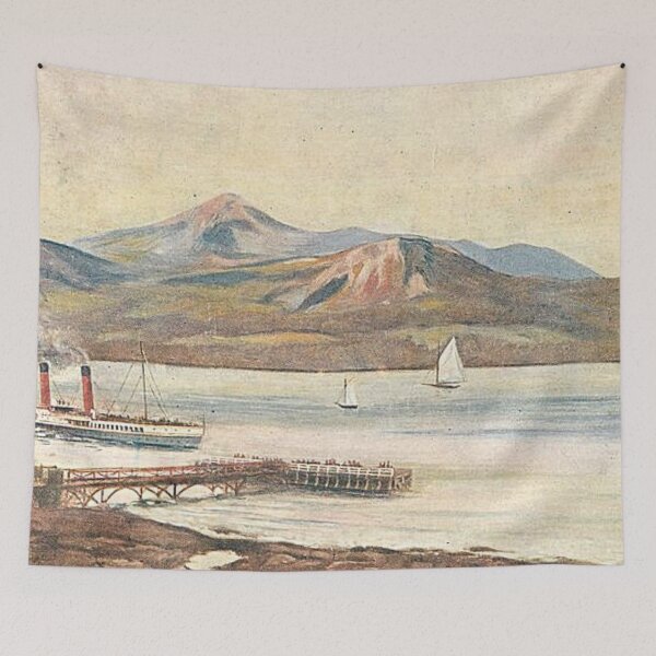 Item preview, Vintage Illustration of Brodick Bay, Arran designed and sold by yourscotland.