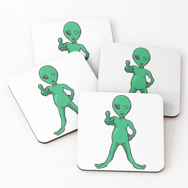 Item preview, Alien Thumbs up gift idea for conspiracy theorists or alien lovers designed and sold by BRtisticDesigns.