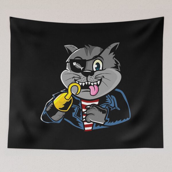Item preview, cat pirates head designed and sold by Dahiss.