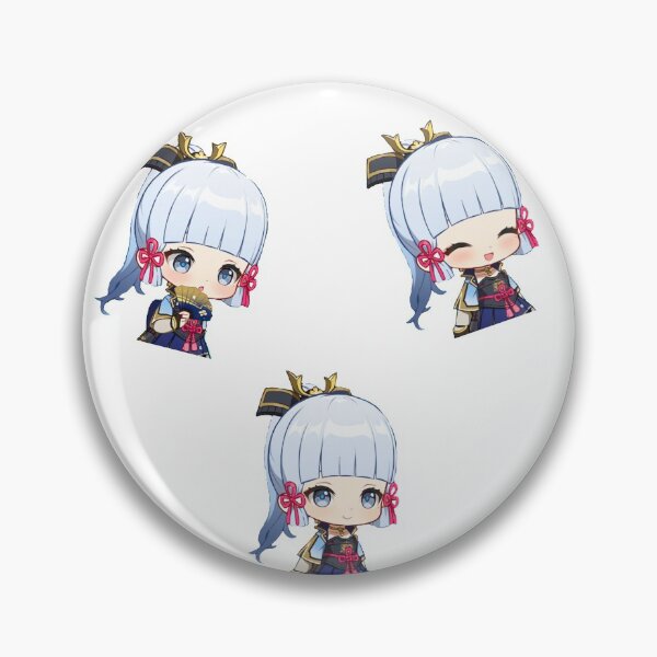 Artikelvorschau, Kamisato Ayaka Cute Chibi Sticker Pack - Genshin Impact entworfen und verkauft von Omagatoki.