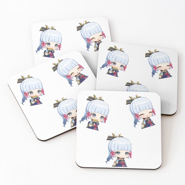 Item preview, Kamisato Ayaka Cute Chibi Stickers Pack - Genshin Impact designed and sold by Omagatoki.