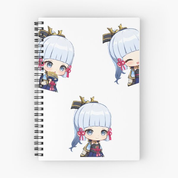 Item preview, Kamisato Ayaka Cute Chibi Stickers Pack - Genshin Impact designed and sold by Omagatoki.