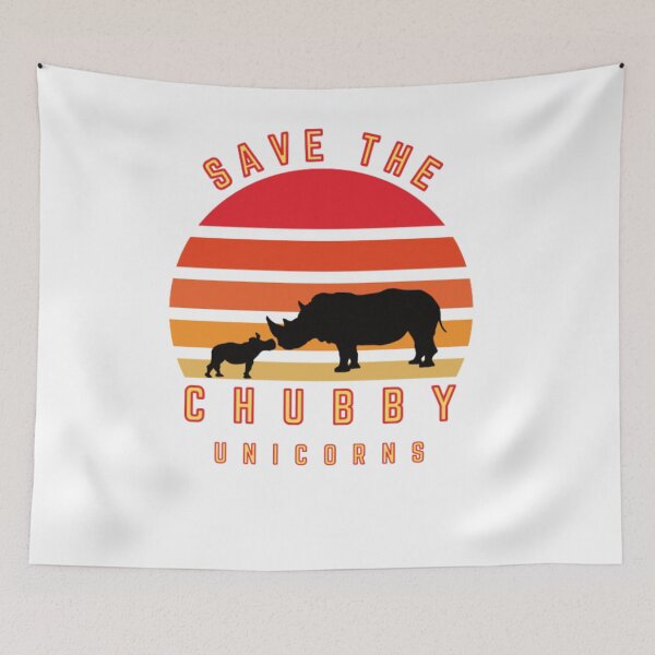 Item preview, save the chubby unicorns,retro,vintage,nashron designed and sold by Ammar-the-goat.