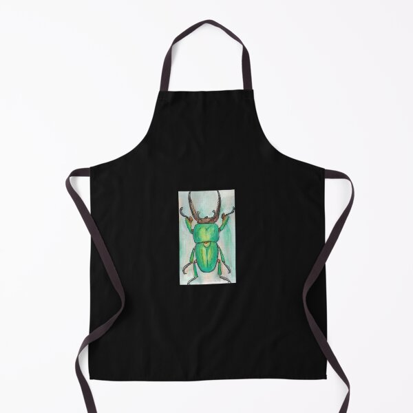 Item preview, Watercolor Jade beetle  designed and sold by silvrfrog.