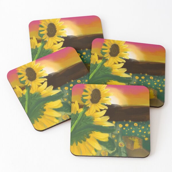 Item preview, oilpaint sunflower field designed and sold by dcharron223.