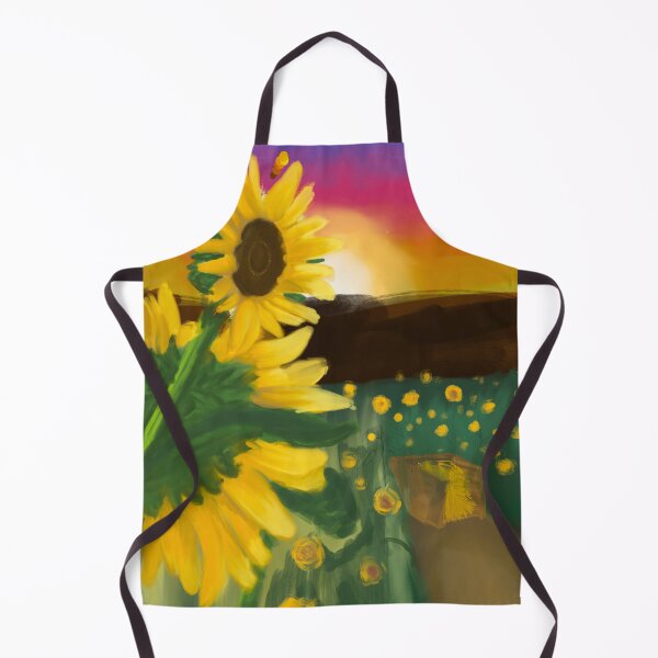 Item preview, oilpaint sunflower field designed and sold by dcharron223.