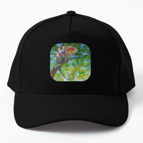 Panther Chameleon Painting - 2012 Baseball Cap