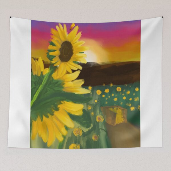 Item preview, sunflower field designed and sold by dcharron223.