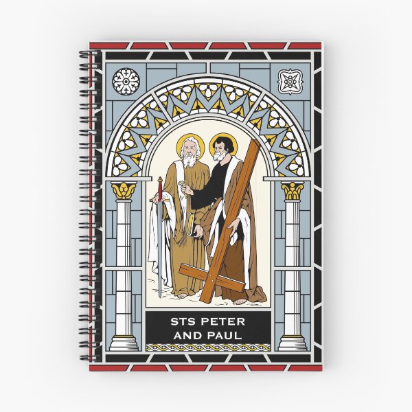 Item preview, ST PETER AND ST PAUL under GLASS designed and sold by CatholicSaints.