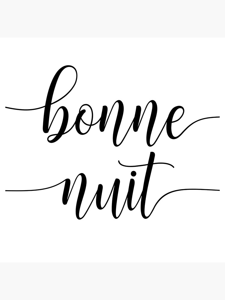 Bonne Nuit Greeting Card for Sale by CreativeEmpires