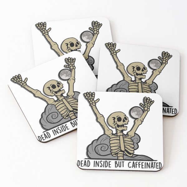 Item preview, Dead Inside But Caffeinated designed and sold by jaekindacray.