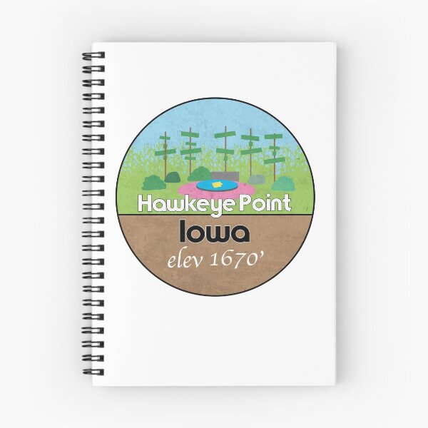 Item preview, Hawkeye Point, Iowa - State Highpoint #42 designed and sold by PeakButtons.