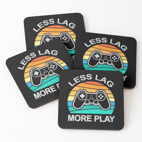 Item preview, Less Lag More Play Video Game Gamers designed and sold by scooterbaby.